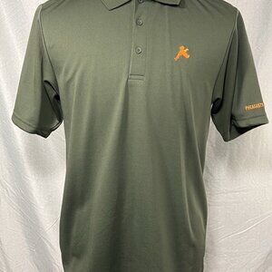 Pheasants Forever Polo Shirt Men’s Medium Green Performance Hunting